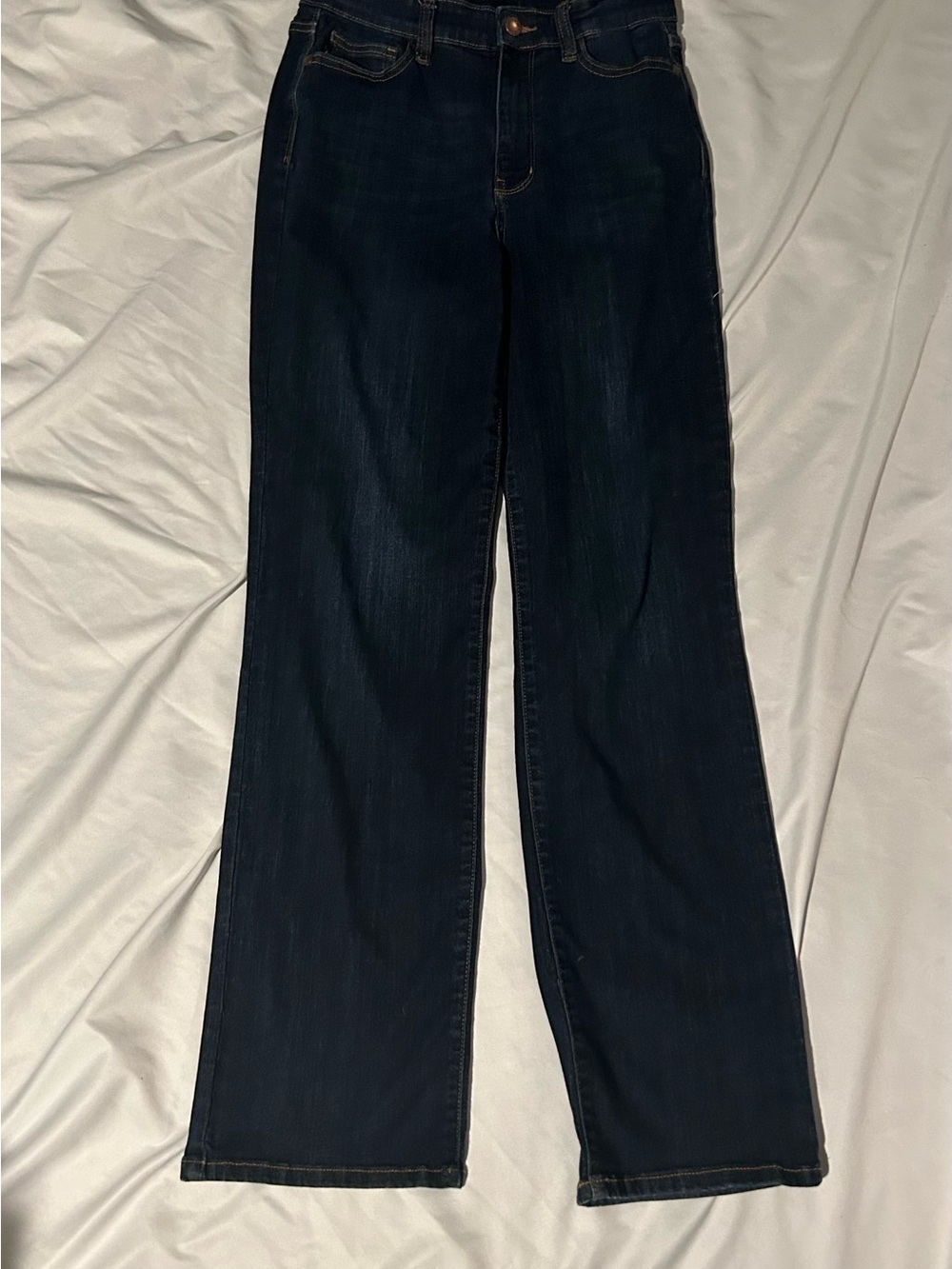 Judy Blue Straight Leg Dark Wash Jeans - Picture 3 of 10